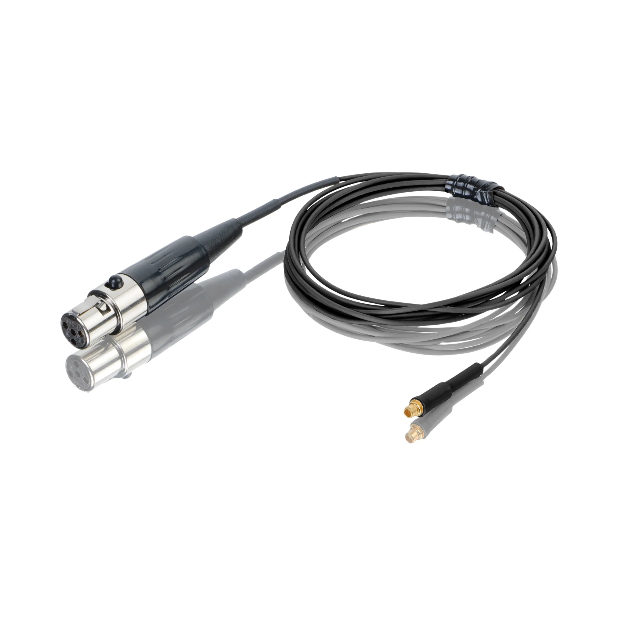 Countryman E6CABLEB1SW E6 cable wired for Shure (TA4F for MXW1), 1mm Black