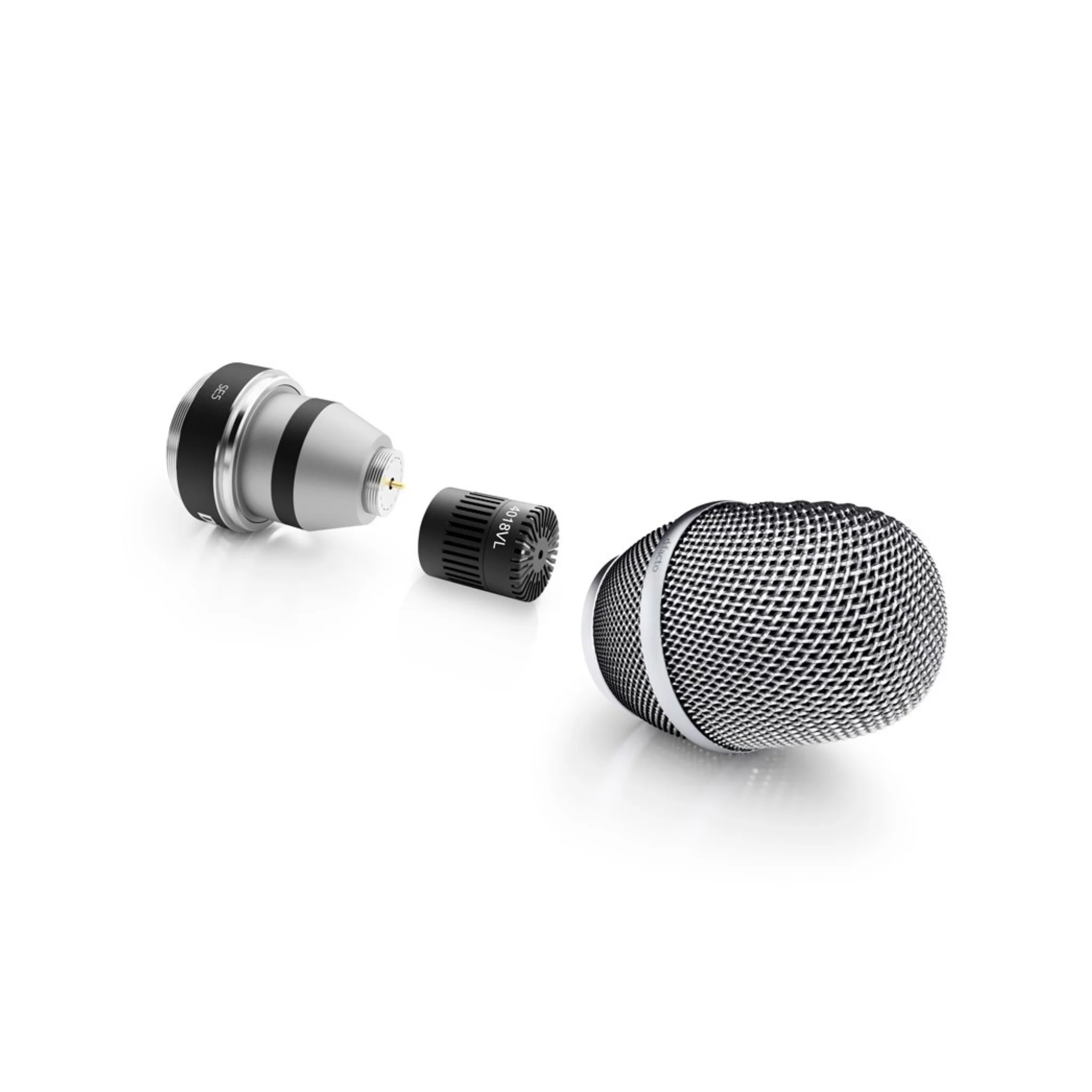 DPA d:facto™ 4018VL Linear Supercardioid Mic, SE5 Adapter (Sennheiser 5200), Nickel
