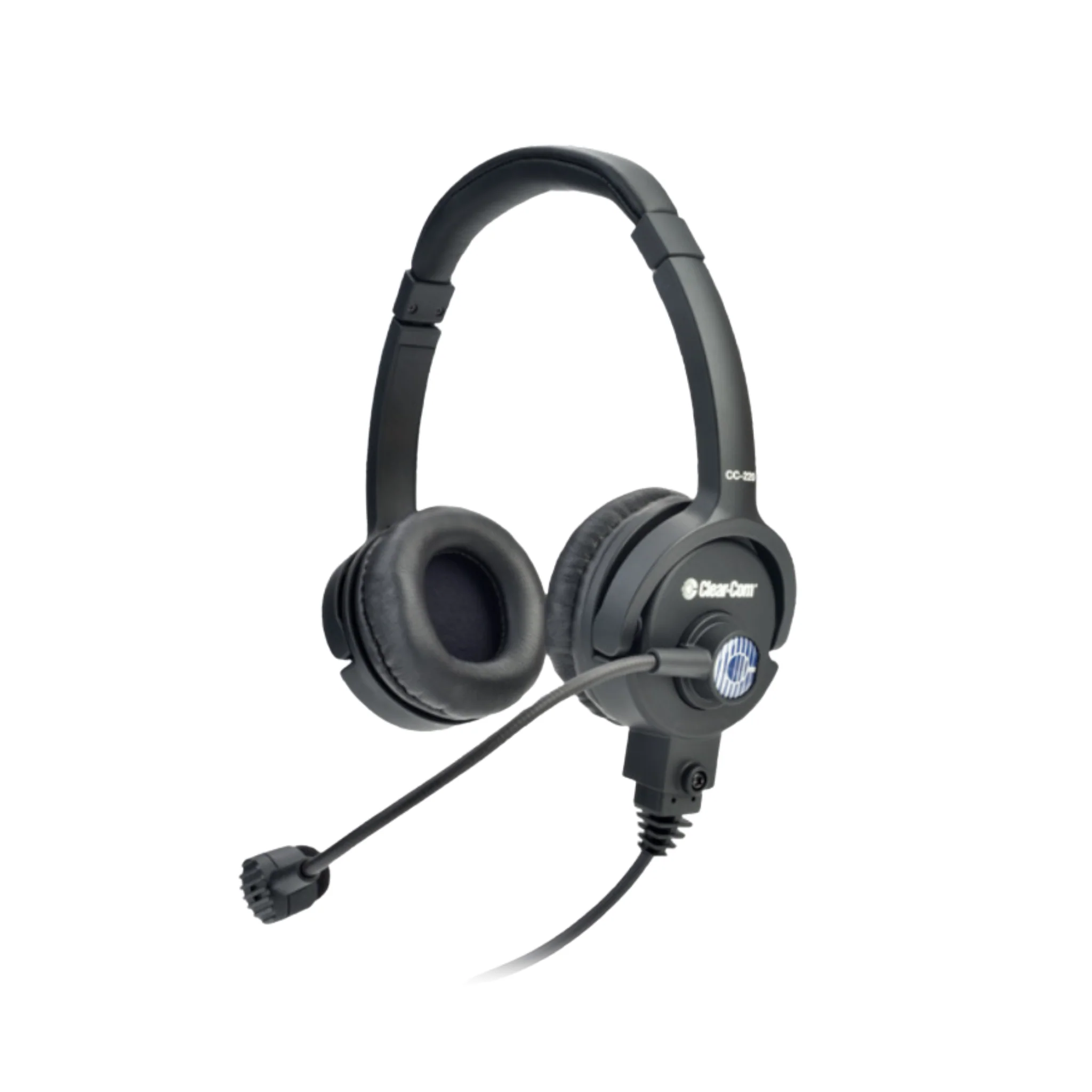 Clear-Com Headset: Double Ear, Light weight, Mini DIN (M) 4 pin