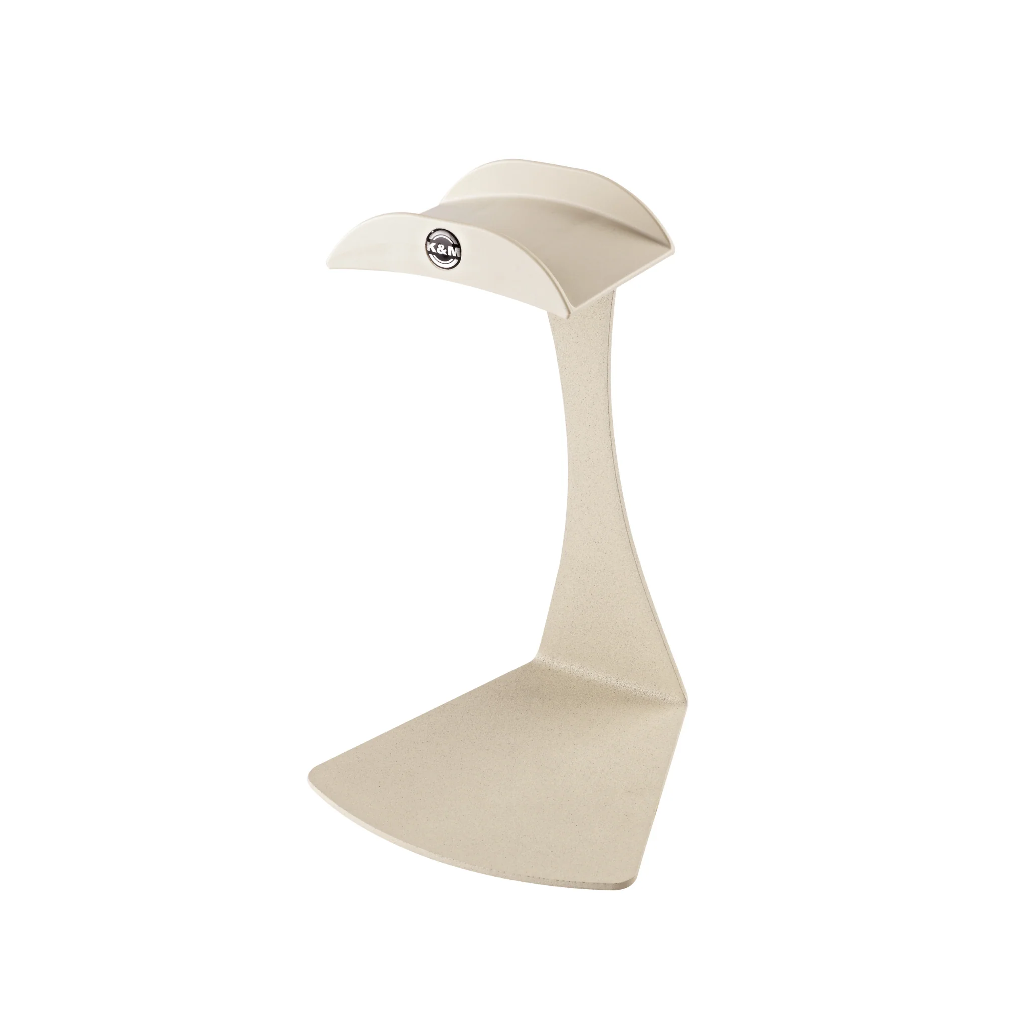 K&M 16075 headphone table stand, sand beige
