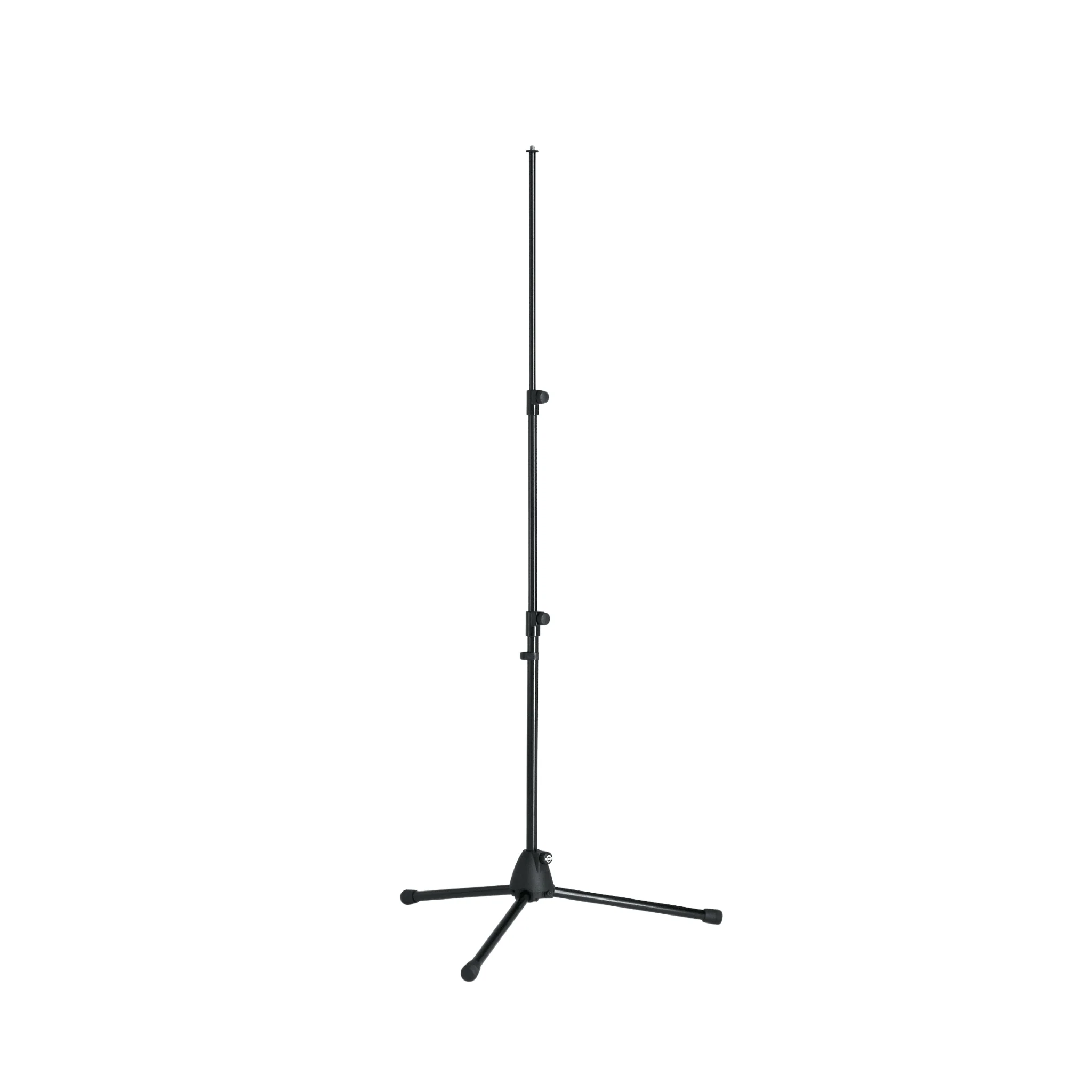 K&M 199 three piece compact microphone stand with lightweight plastic base, maximum height 1480mm - Image 3