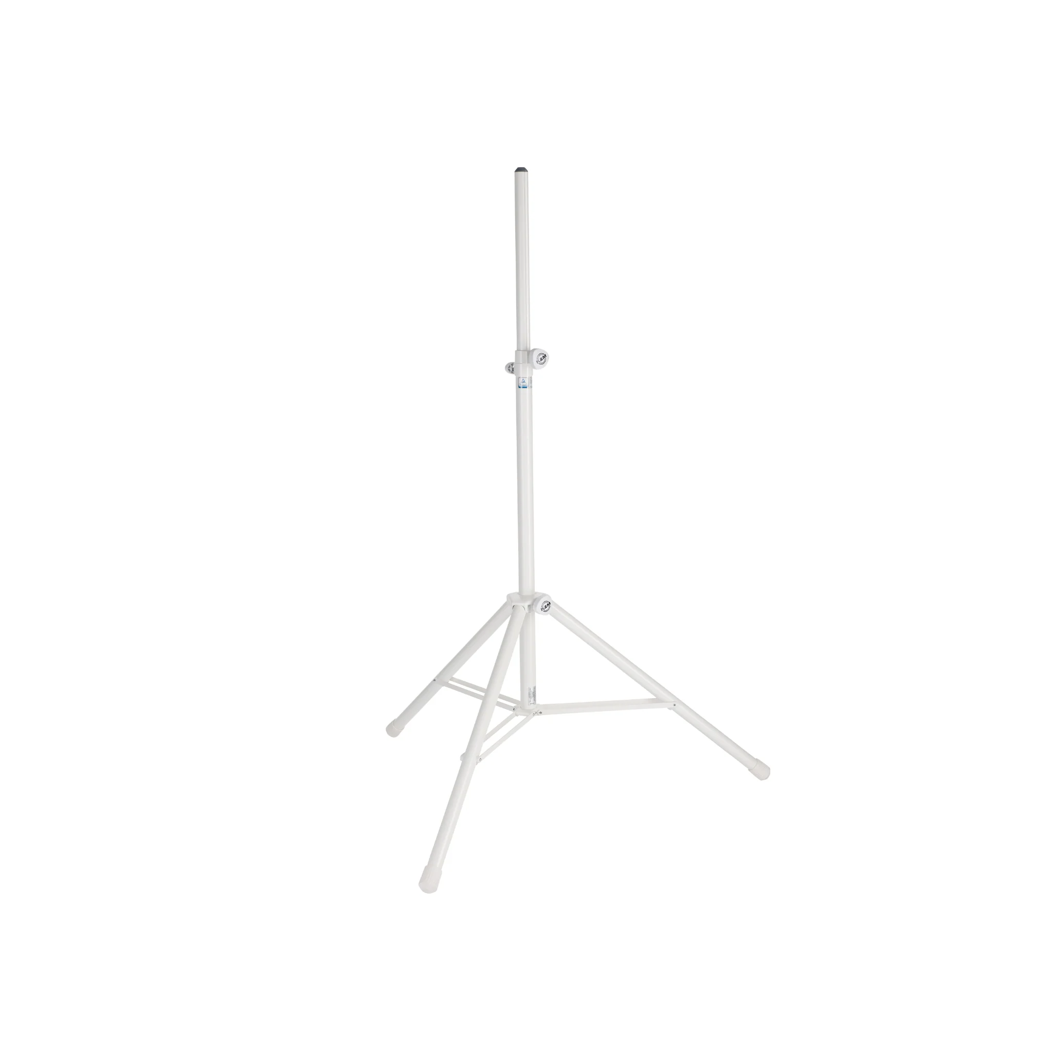 K&M 214/6 speaker stand with shock absorber, white - Image 2
