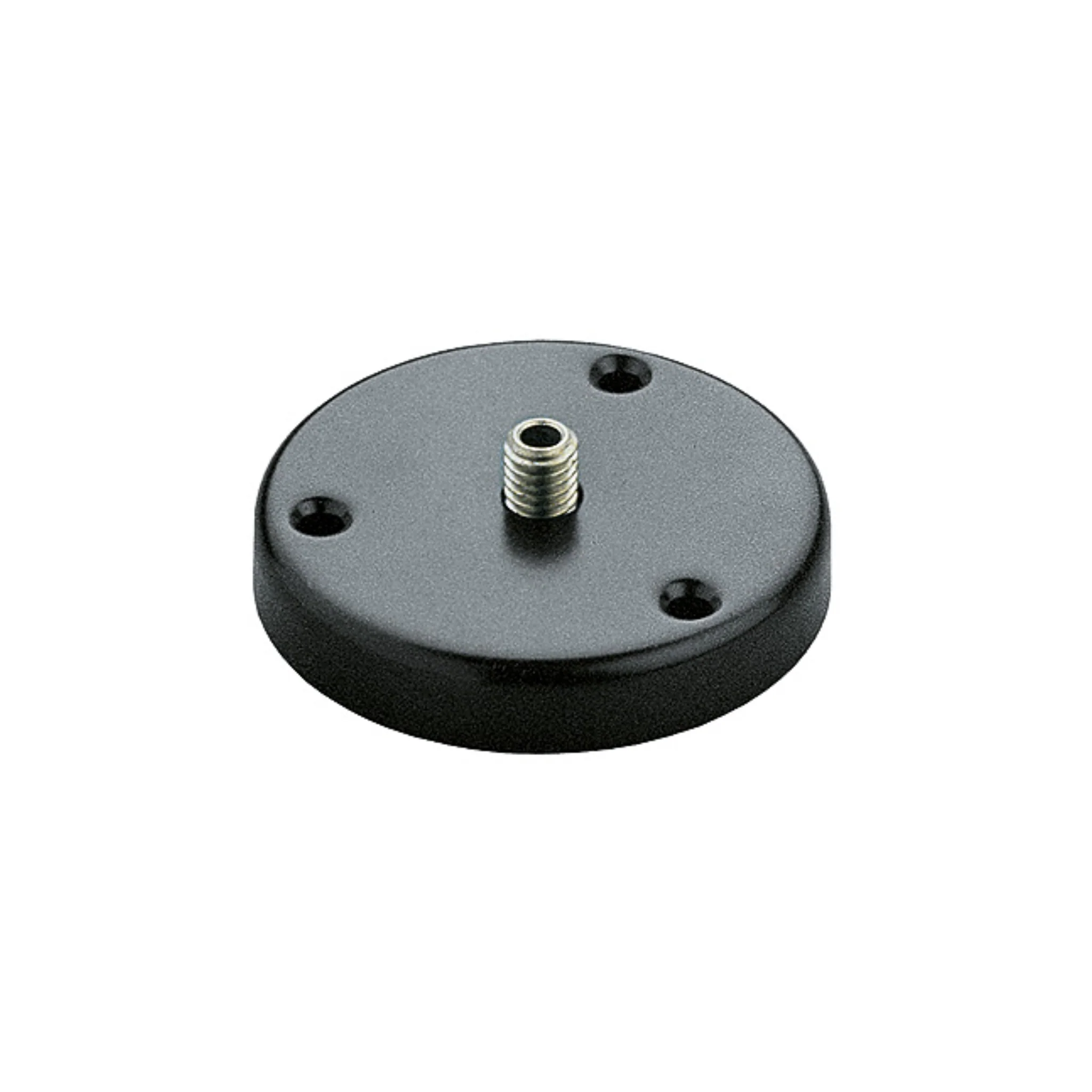 K&M 221d table flange with 3/8in hex screw, black - Image 2