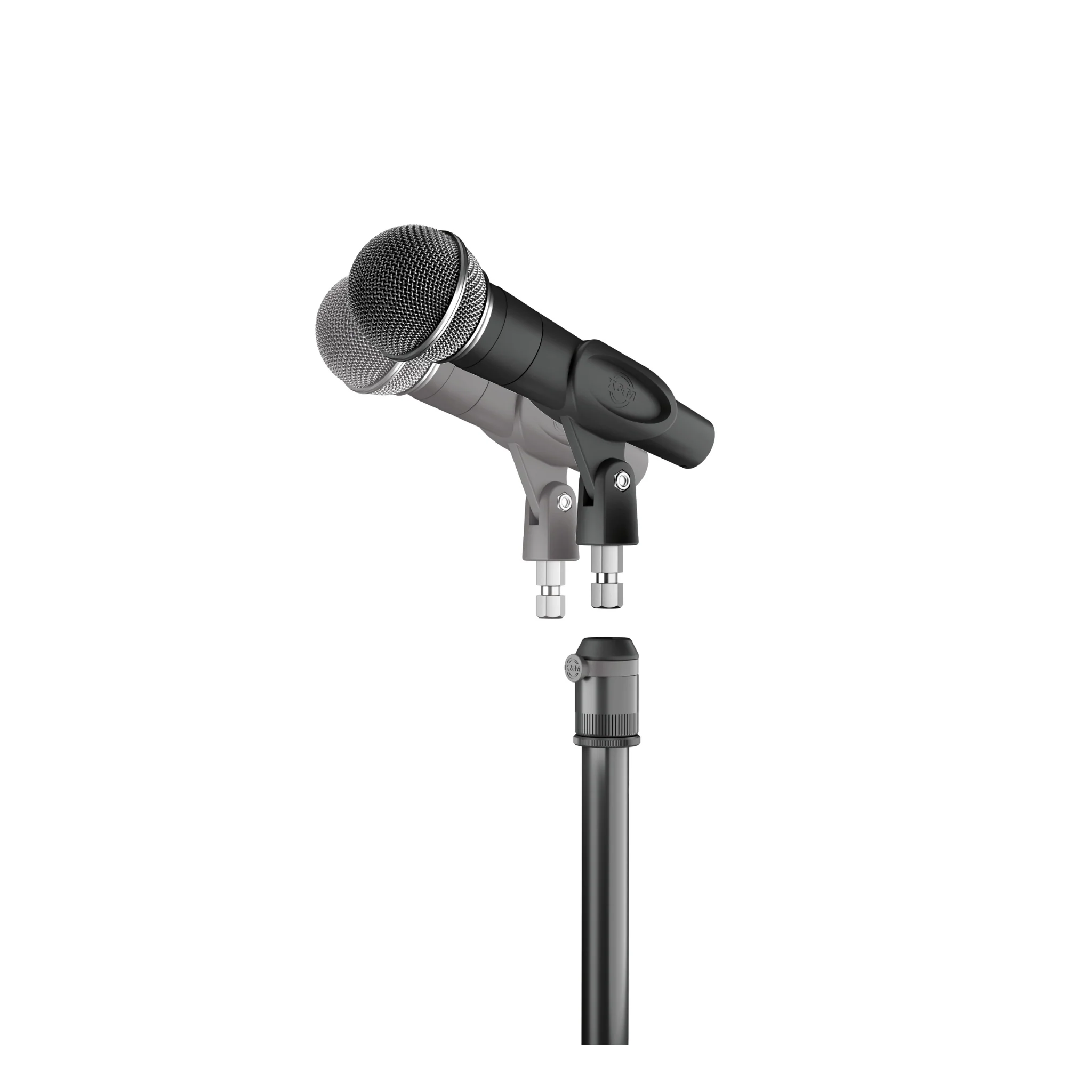 K&M 23900 quick release adaptor for microphones, black - Image 2