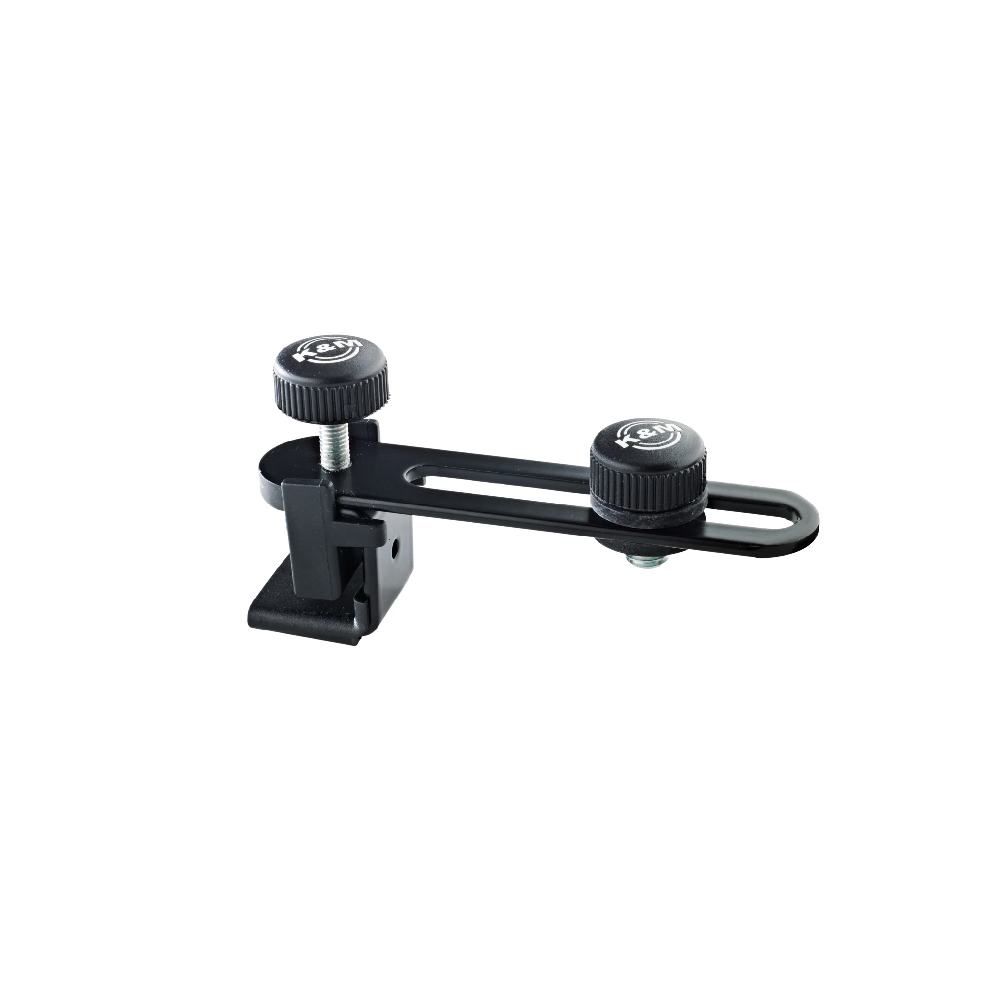 K&M 24035 microphone holder with drum clip, black - Image 2
