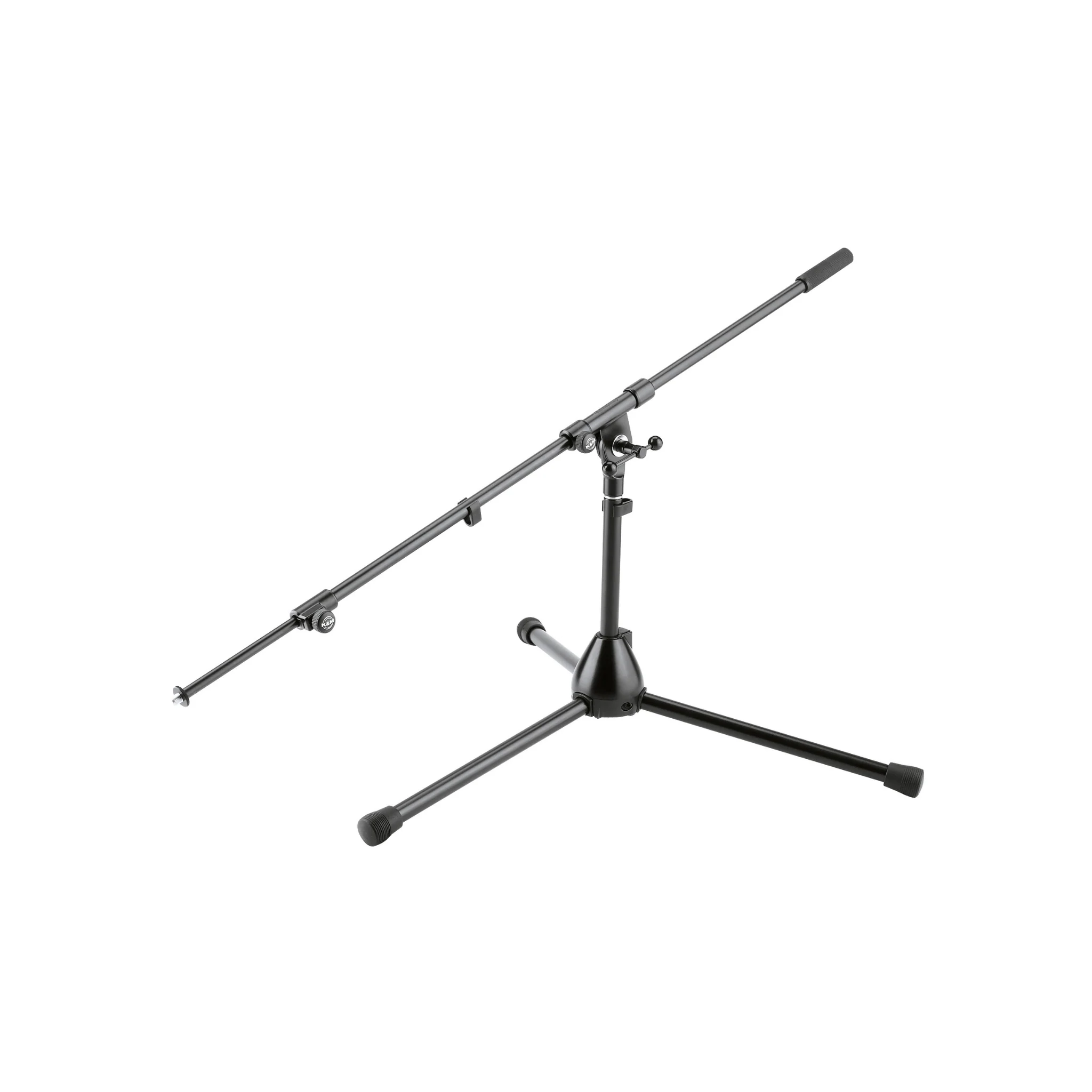K&M 255 low-level microphone stand complete with t-bar 2-piece boom, black - Image 2