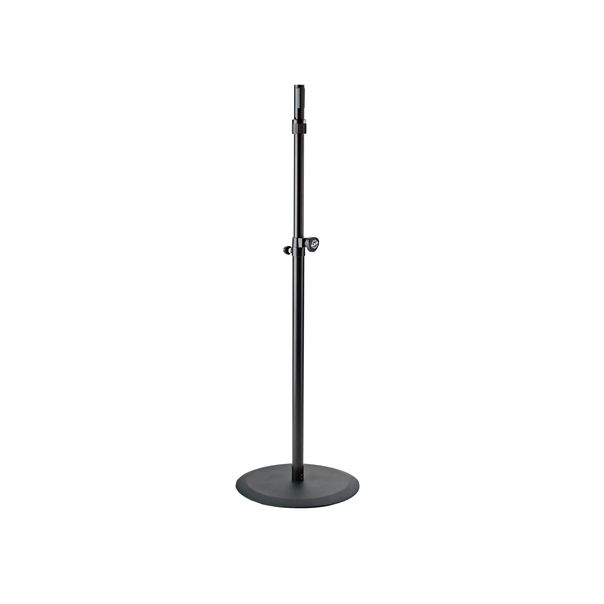 K&M 26737 round base speaker stand with "Ring Lock", black - Image 2