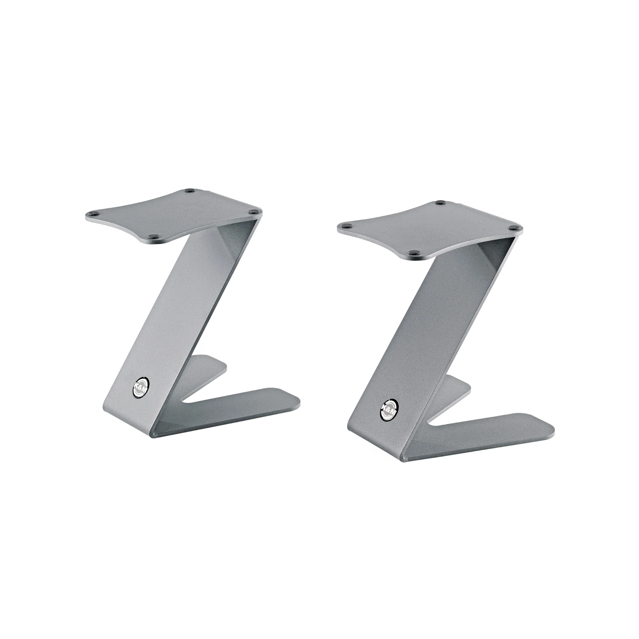 K&M 26773 table monitor stand, grey