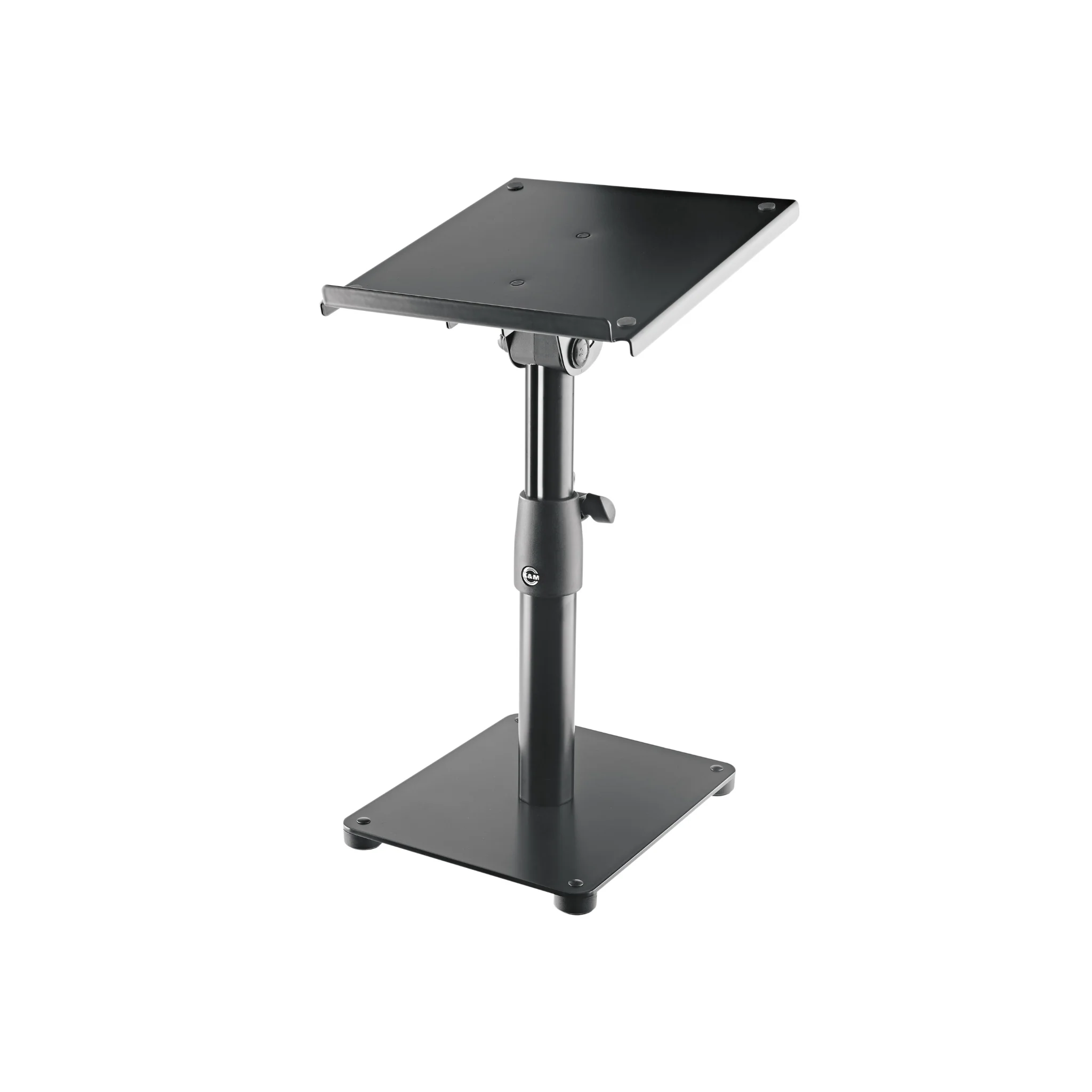 K&M 26776 tiltable desktop monitor stand, black