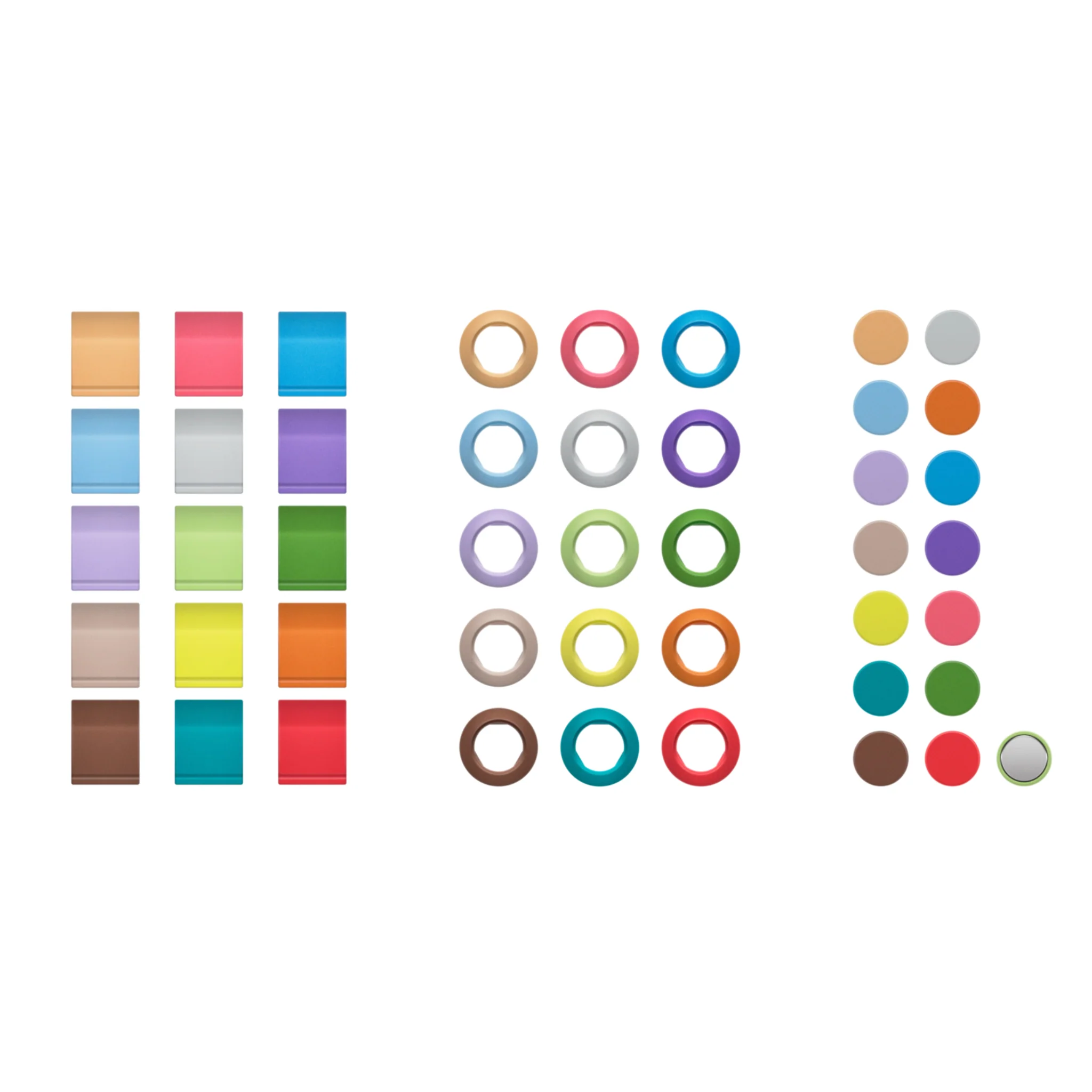 Sennheiser EW-D COLOR CODING SET Sets of  magnetic color indicators for the EW-D SK, EW-D SM and