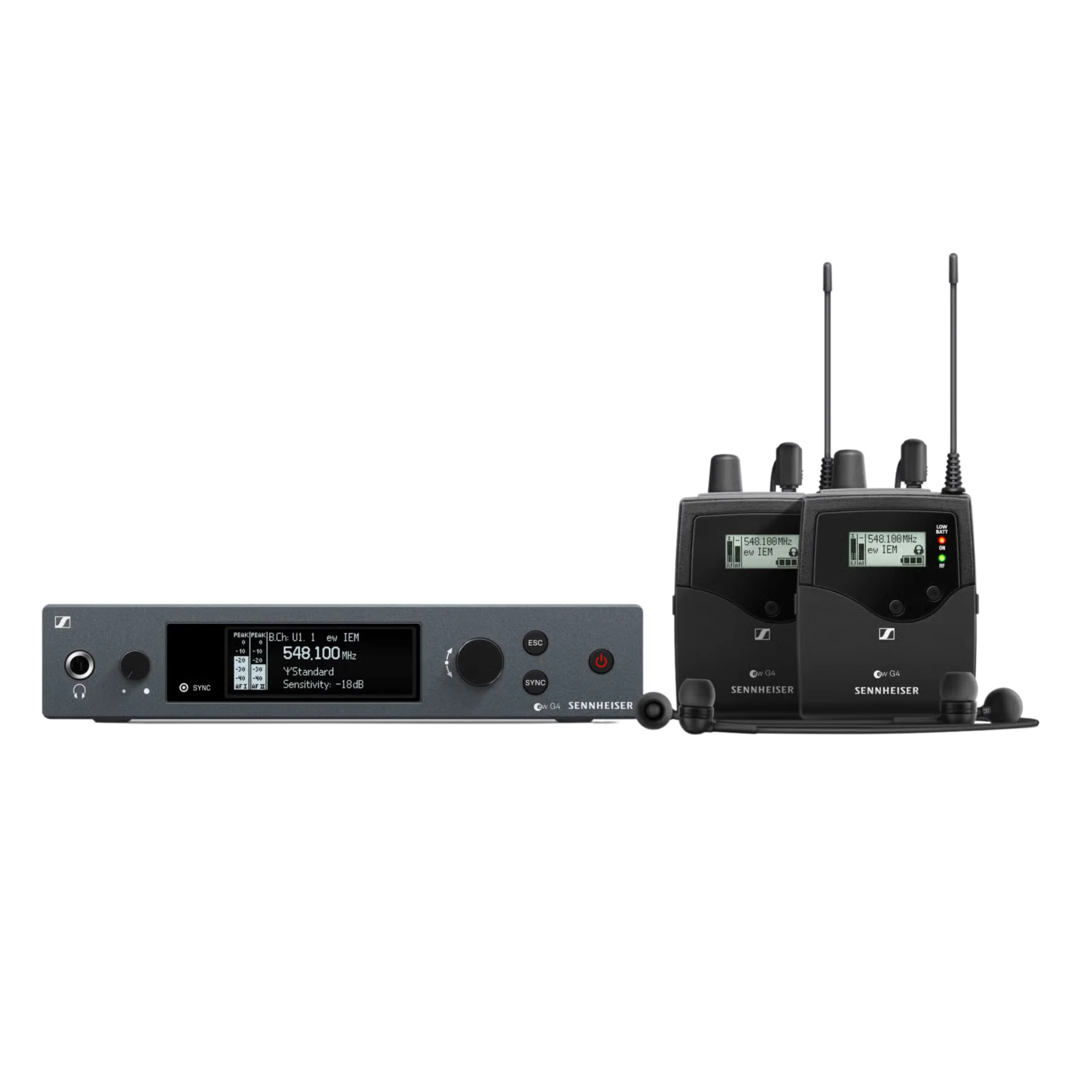 Sennheiser EW IEM G4-TWIN-A Wireless stereo monitoring twin set
