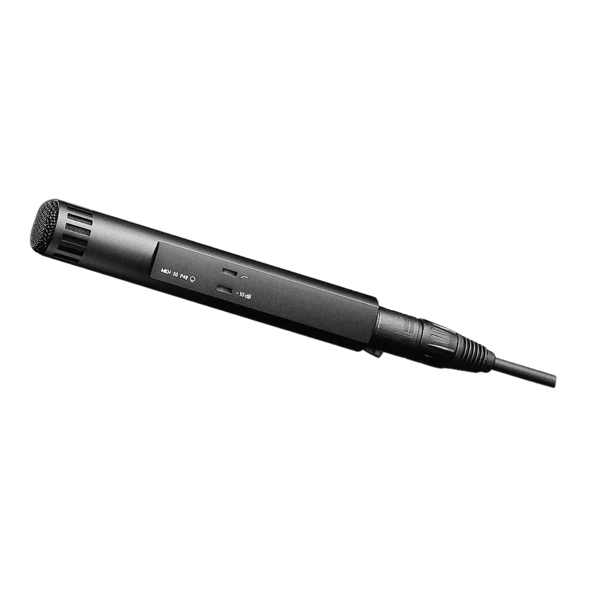 Sennheiser MKH 50-P48 RF condenser microphone, supercardioid, 48 V phantom, 3-pin XLR-M, black