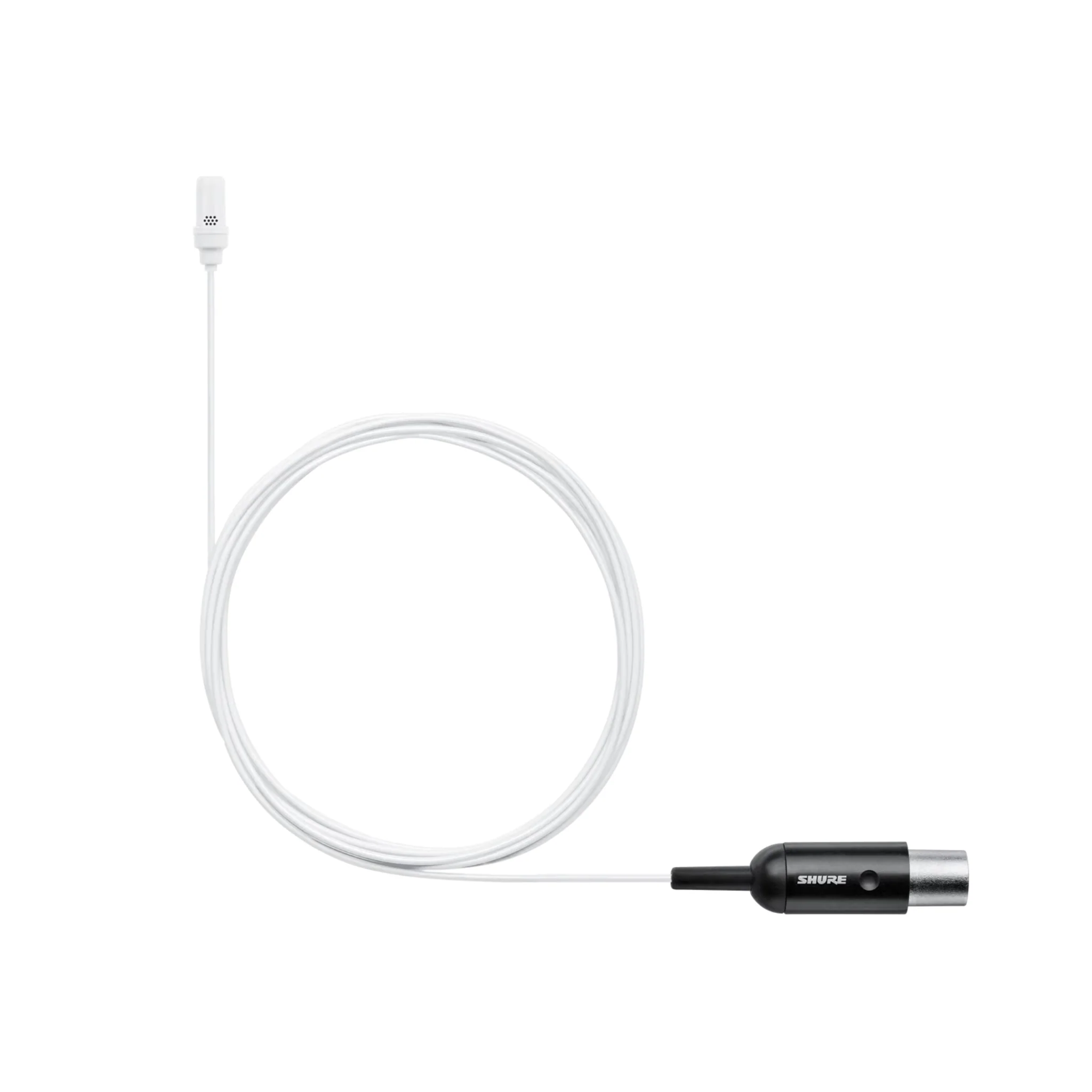 Shure UL4 UniPlex Cardioid Lavalier Microphone, MTQG, white